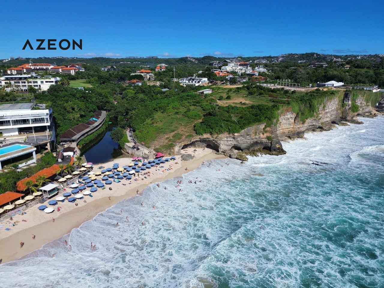 Coastal land and cliffs in Bali